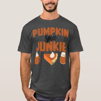 Kürbisgewürz-Junkie-Geschenk T-Shirt