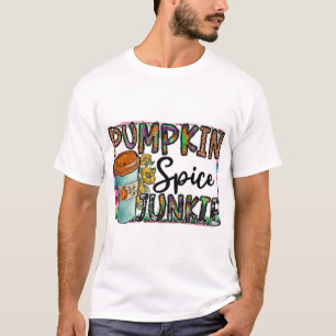 Kürbisgewürz-Junkie T-Shirt