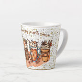 Kürbisgewürz Kaffee Milchtasse (Rechte Ecke)