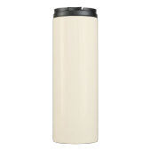 Kürbisgewürz - Latte & Herbstblätter Thermosbecher (Rückseite)