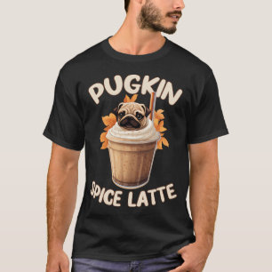 Kürbisgewürz Latte - Lustiger Kaffee T-Shirt