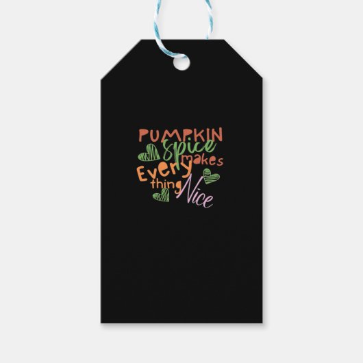 Kürbisgewürz macht alles sehr wichtig geschenkanhänger (Vorderseite)