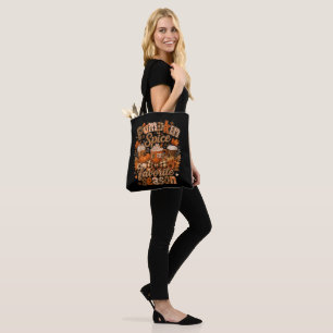 Kürbisgewürz Mein Lieblingsjahreszeit Herbst Latte Tasche