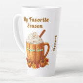 Kürbisgewürz, meine Lieblingssaison Milchtasse (Linke Ecke)