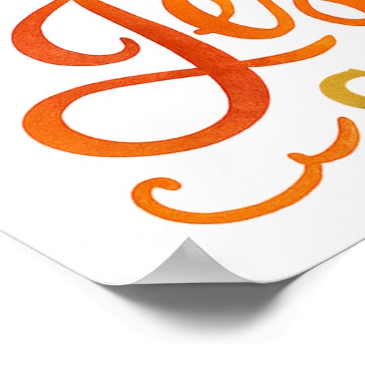 Kürbisgewürz... Poster (Ecke)