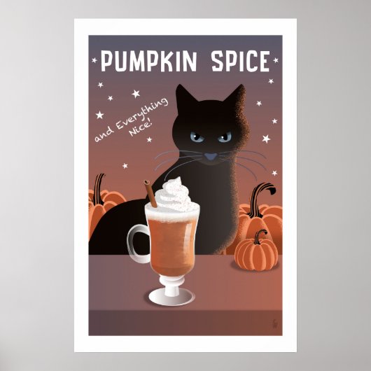 Kürbisgewürz Poster (Vorne)