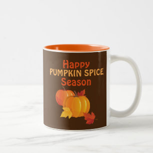 Kürbisgewürz-Saison 11 oz Zwei-Ton-Becher Zweifarbige Tasse