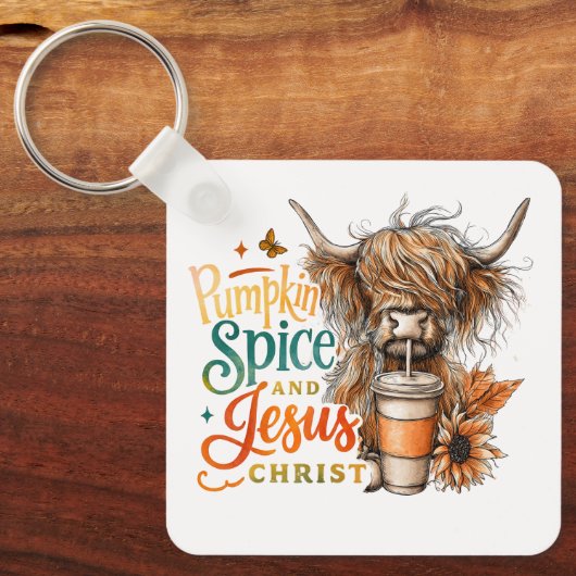 Kürbisgewürz... Schlüsselanhänger (Vorderseite)