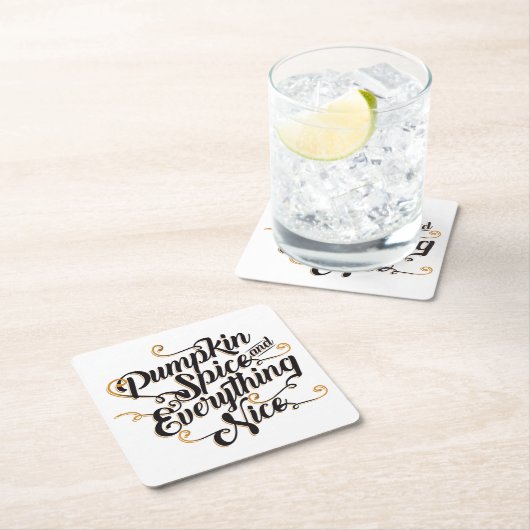 Kürbisgewürz u. -alles nett rechteckiger pappuntersetzer (Vor Ort)