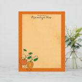 Kürbisgewürz - unbeschichtetes Blatt (Stehend Vorderseite)