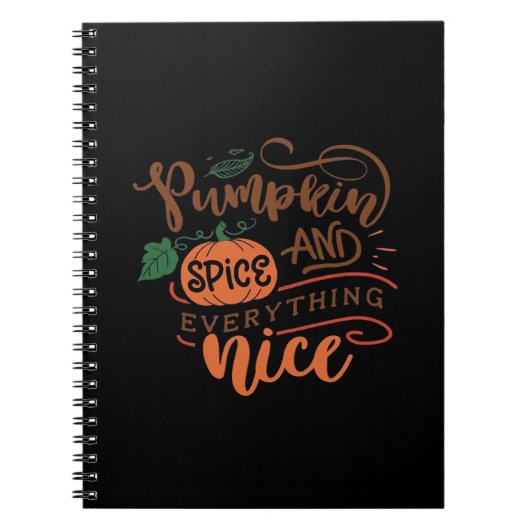 Kürbisgewürz und alles Gute Notizblock (Vorderseite)