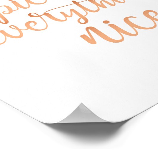 Kürbisgewürz und alles Gute Poster (Ecke)