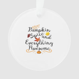 Kürbisgewürz und alles ist schön - Halloween C Ornament