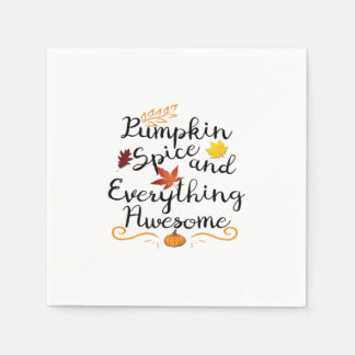 Kürbisgewürz und alles ist schön - Halloween C Serviette