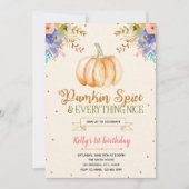 Kürbisgewürz und -alles nette Einladung (Vorderseite)