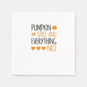 Kürbisgewürz und alles Nötige - für Ha präsent Serviette (Vorderseite)