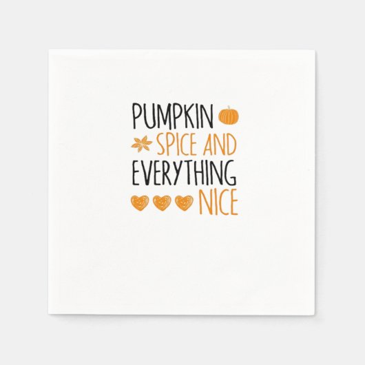 Kürbisgewürz und alles Nötige - für Ha präsent Serviette (Vorderseite)