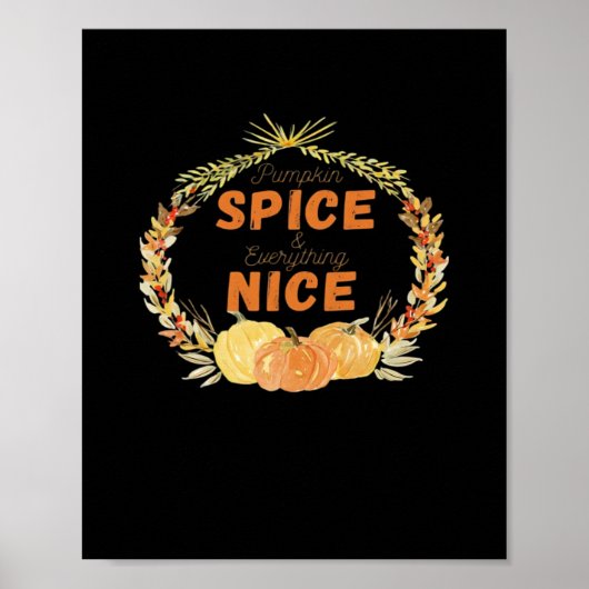 Kürbisgewürz und alles Nötige Poster (Vorne)