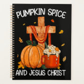 Kürbisgewürz und Jesus Christus Planer (Vorderseite)