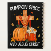 Kürbisgewürz und Jesus Christus Planer (Rückseite)