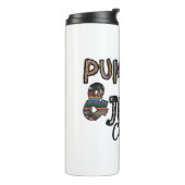 Kürbisgewürz und Jesus Christus Thermosbecher (Nach links gedreht)