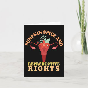 Kürbisgewürz und Reproduktive Rechte Feminismus im Karte