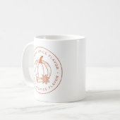 Kürbisgewürzaroma Aromatisierung Kaffeetasse (Vorderseite Links)