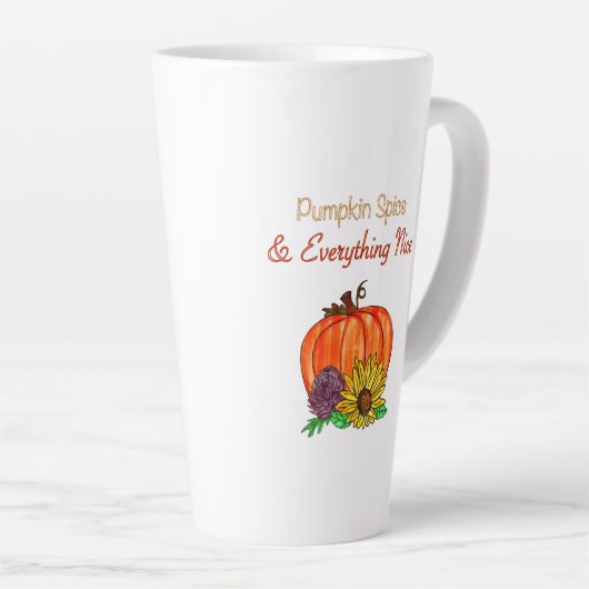 Kürbisgewürze & Alles Gute Herbstliche Tasse (Rechte Ecke)
