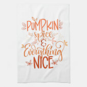 Kürbisgewürze & Alles Nizza Geschirrtuch (Vertikal)