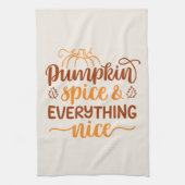 Kürbisgewürze & Alles Nizza Geschirrtuch (Vertikal)