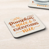 Kürbisgewürze & Alles Nizza Getränkeuntersetzer (Linke Seite)