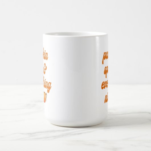 Kürbisgewürze & Alles Nizza Kaffeetasse (Mittel)