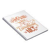 Kürbisgewürze & Alles Nizza Notizblock (Rechte Seite)