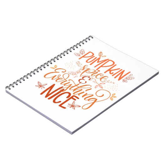 Kürbisgewürze & Alles Nizza Notizblock (Linke Seite)