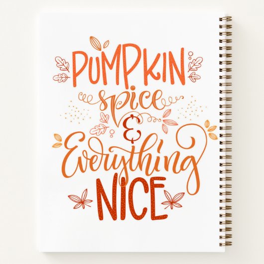 Kürbisgewürze & Alles Nizza Notizblock (Rückseite)
