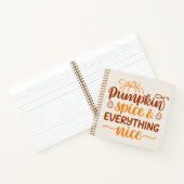 Kürbisgewürze & Alles Nizza Notizblock (Innenseite)