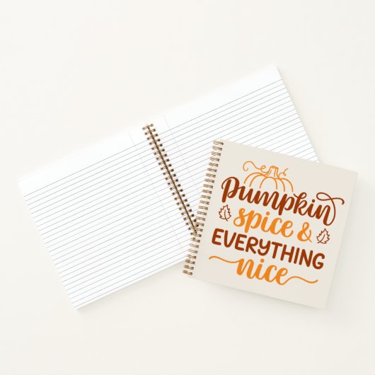 Kürbisgewürze & Alles Nizza Notizblock (Innenseite)