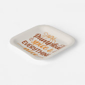 Kürbisgewürze & Alles Nizza Pappteller (Gewinkelt)