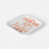 Kürbisgewürze & Alles Nizza Pappteller (Gewinkelt)