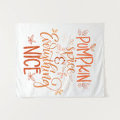 Kürbisgewürze & Alles Nizza Wandteppich (Vorderseite (Horizontal))