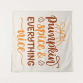 Kürbisgewürze & Alles Nizza Wandteppich (Vorderseite (Horizontal))