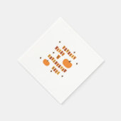 Kürbisgewürze & alles Nizza - Zitat Vibes Serviette (Ecke)