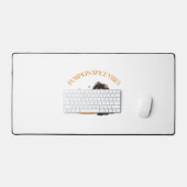 Kürbisgewürze, Halloween, Schwarze Katze, Kürbis Schreibtischunterlage (Tastatur & Maus)