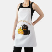 Kürbisgewürze, Halloween, Schwarze Katze, Kürbis Schürze (InSitu)