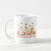 Kürbisgewürze Herbstgetränk-Zitat Kaffeetasse (Links)