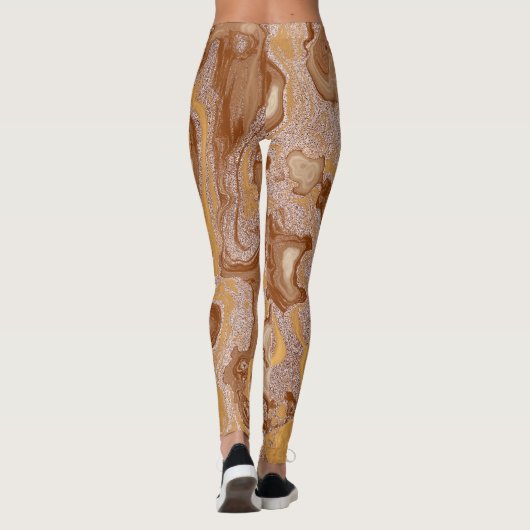 Kürbisgewürze Leggings (Rückseite)