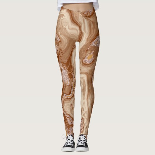 Kürbisgewürze Leggings (Vorderseite)