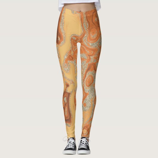 Kürbisgewürze Leggings (Vorderseite)