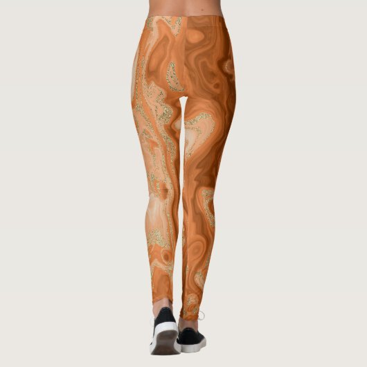 Kürbisgewürze Leggings (Rückseite)
