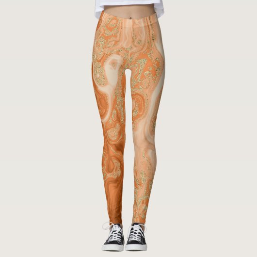 Kürbisgewürze Leggings (Vorderseite)